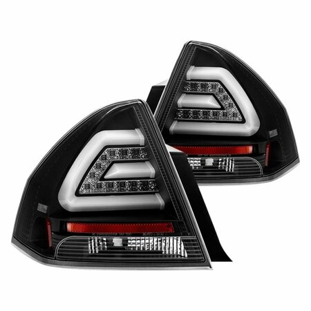 LAPTOPDIGITALME LED Tail Lights for 2006-2013 Chevy Impala - Black LA3850308